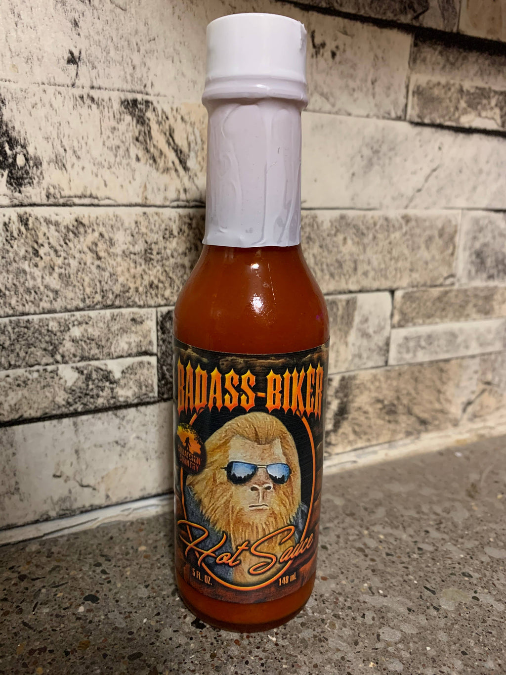 Badass Biker Hot Sauce - Adult & Kids T-Shirts, Sweatshirts & Hoodies apparel design preview 1
