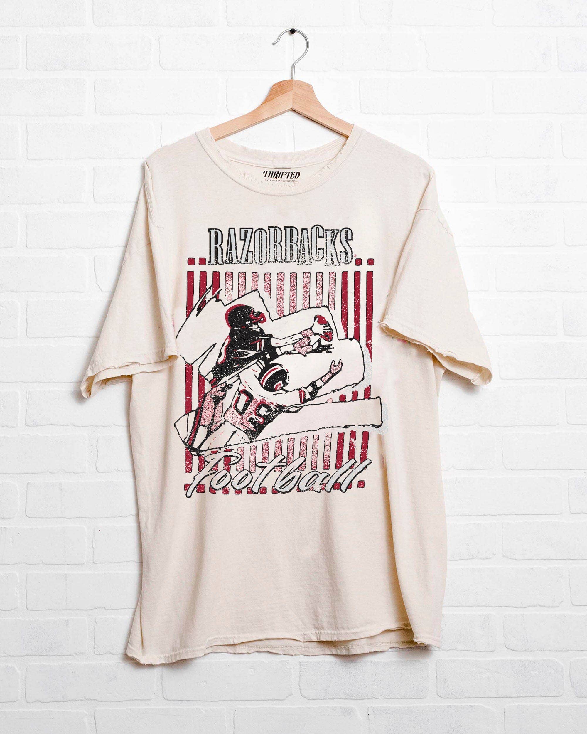 Arkansas Razorbacks Beach Shade Off White Thrifted - Adult & Kids T-Shirts, Sweatshirts & Hoodies apparel design preview 1