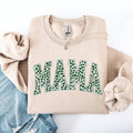 Mama, Leopard Print, St Patrick's Day, Shamrock - Adult & Kids T-Shirts, Sweatshirts & Hoodies apparel design preview 1