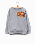 Children's Osu Cowboys Chenille Patch Gray - Adult & Kids T-Shirts, Sweatshirts & Hoodies apparel design preview 1