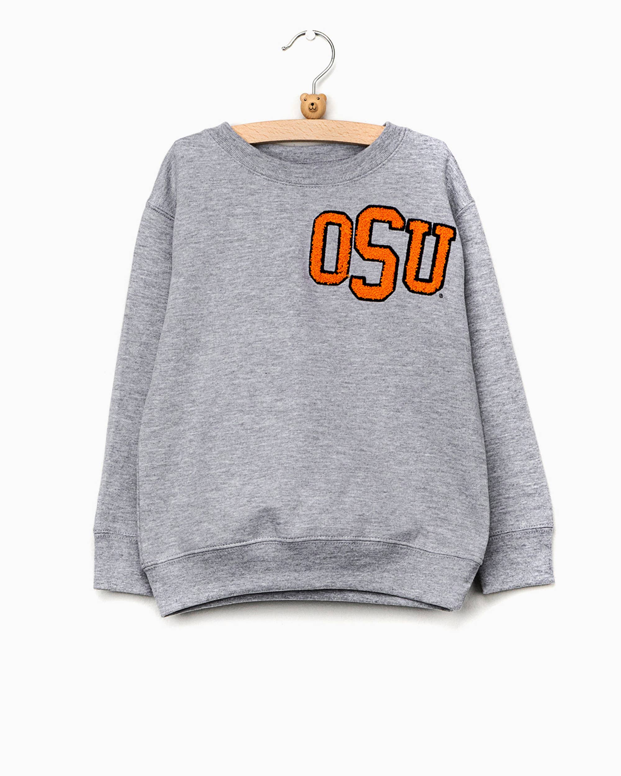 Children's Osu Cowboys Chenille Patch Gray - Adult & Kids T-Shirts, Sweatshirts & Hoodies apparel design preview 1