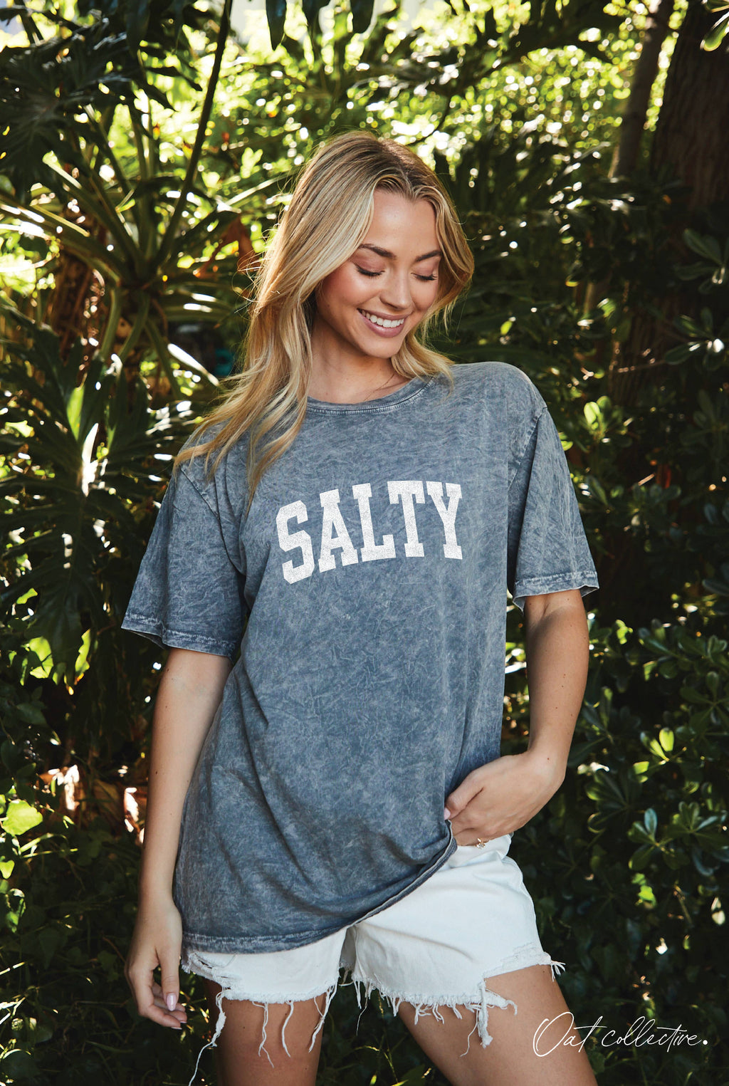 Salty Oversized Graphic Top - Adult & Kids T-Shirts, Sweatshirts & Hoodies apparel design preview 1