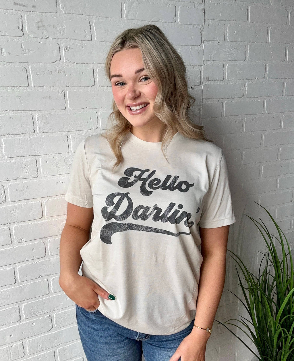 Hello Darling Graphic - Adult & Kids T-Shirts, Sweatshirts & Hoodies apparel design preview 1
