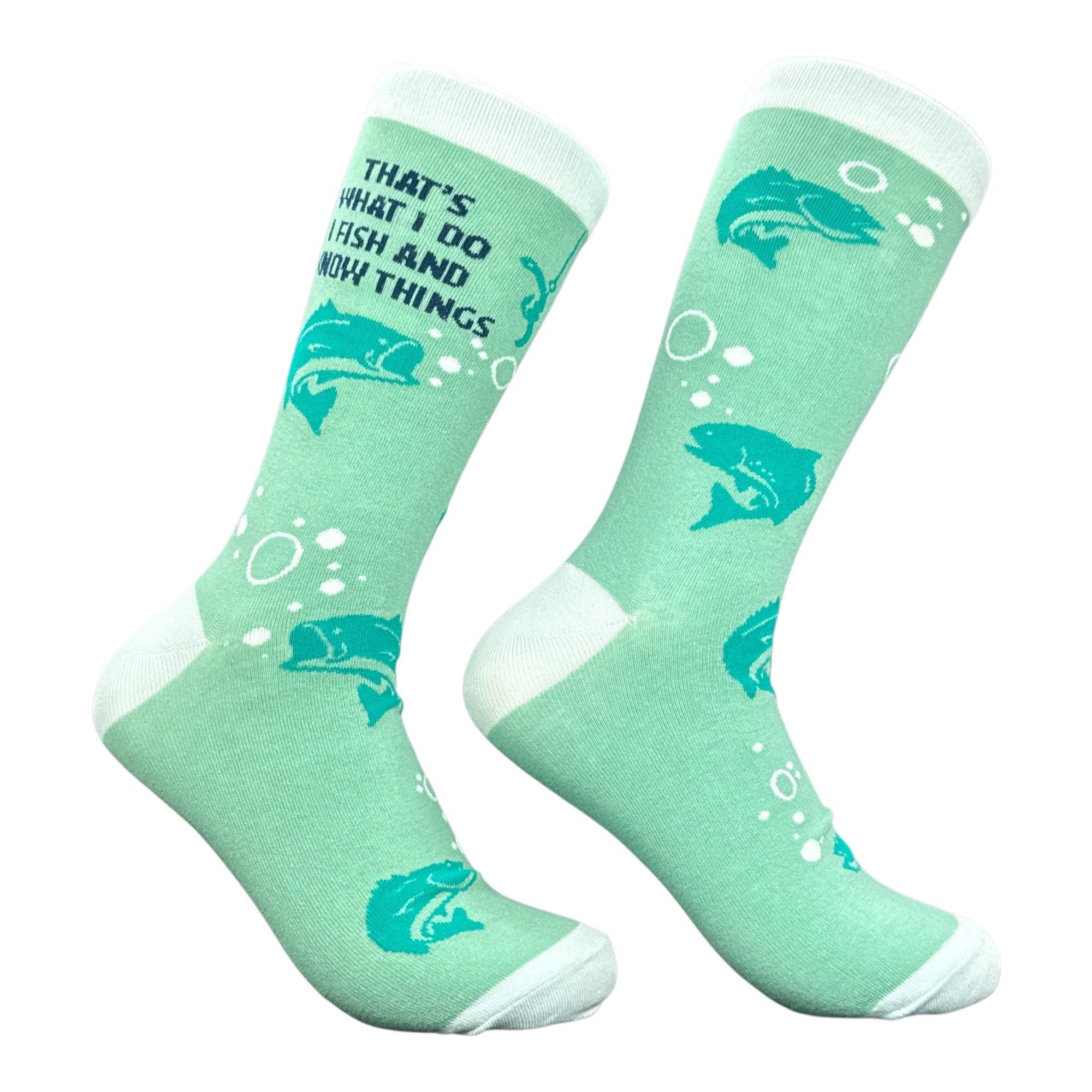 Thats What I Do Fish and Know Things Socks - Adult & Kids T-Shirts, Sweatshirts & Hoodies apparel design preview 1