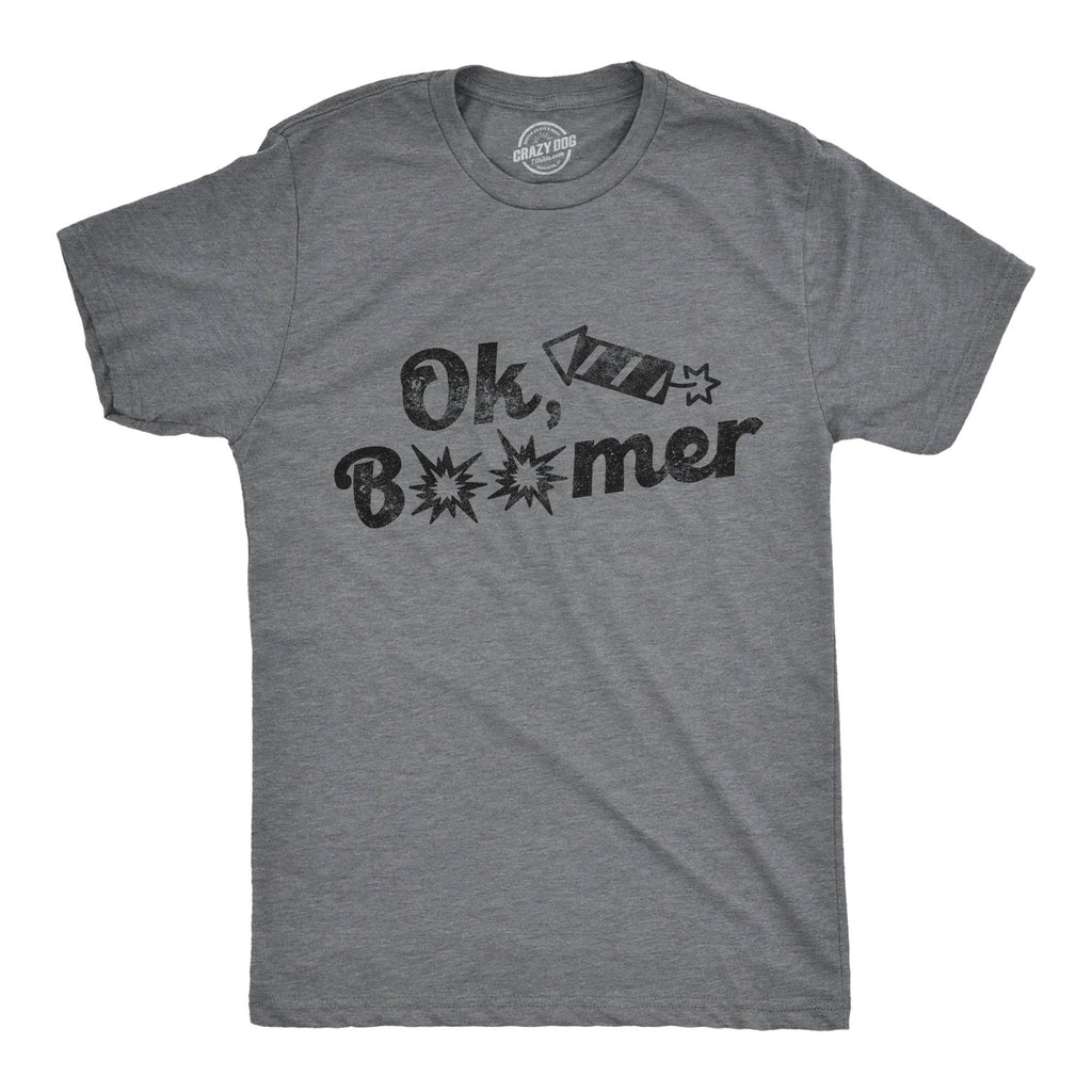Ok Boomer Fireworks Men's - Adult & Kids T-Shirts, Sweatshirts & Hoodies apparel design preview 1