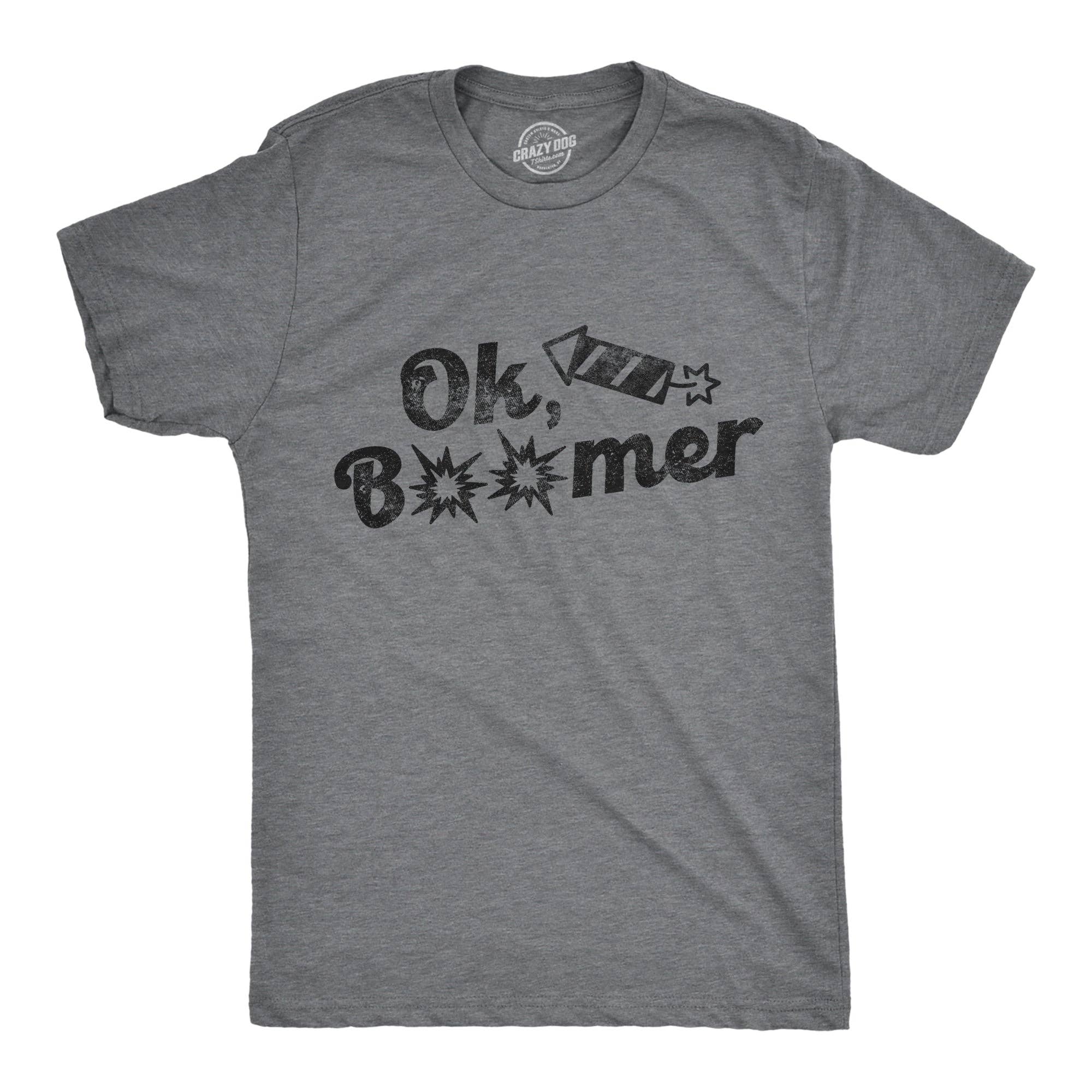 Ok Boomer Fireworks Men's - Adult & Kids T-Shirts, Sweatshirts & Hoodies apparel design preview 1