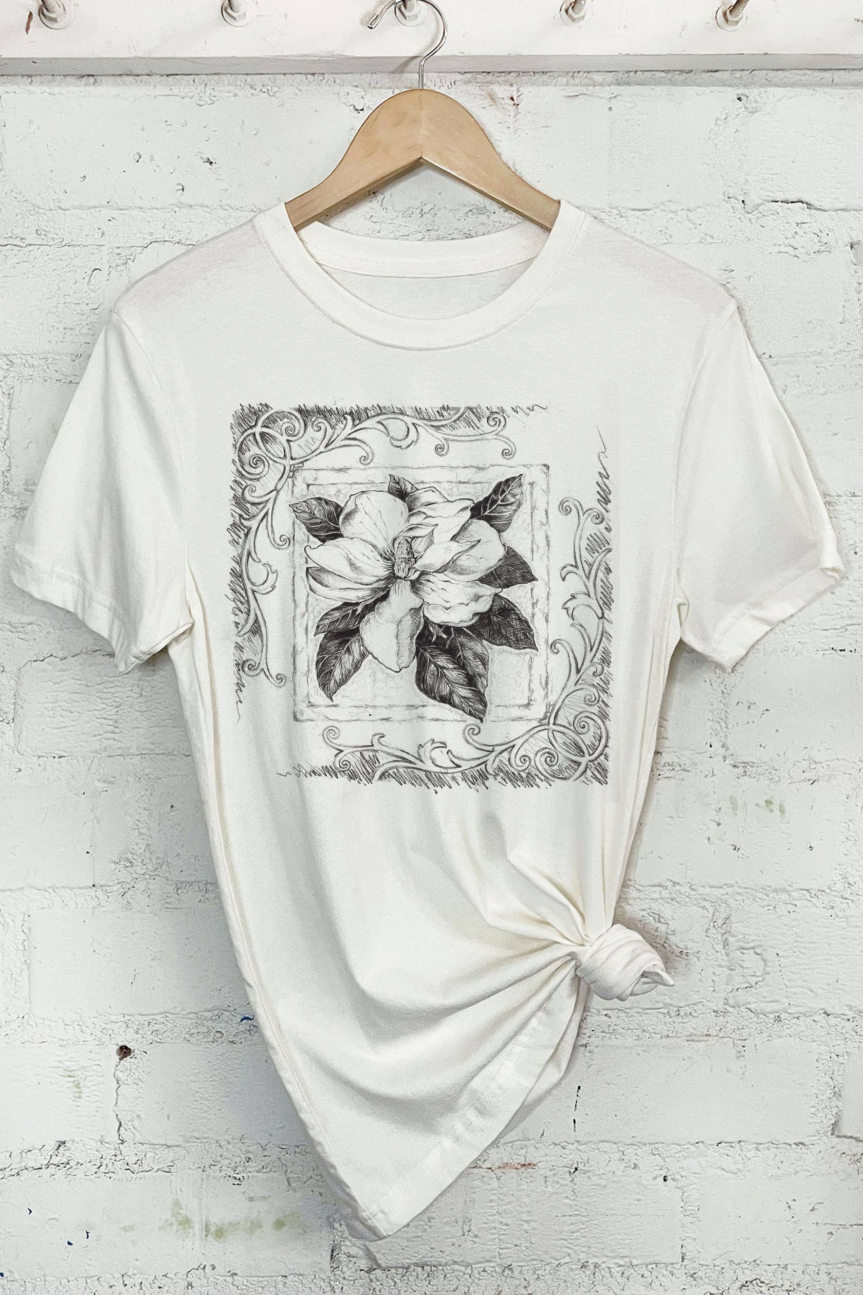 Flower-Hand Drawn - Adult & Kids T-Shirts, Sweatshirts & Hoodies apparel design preview 1