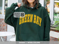 Green Bay Vintage Football 80s Retro Style - Adult & Kids T-Shirts, Sweatshirts & Hoodies apparel design preview 1