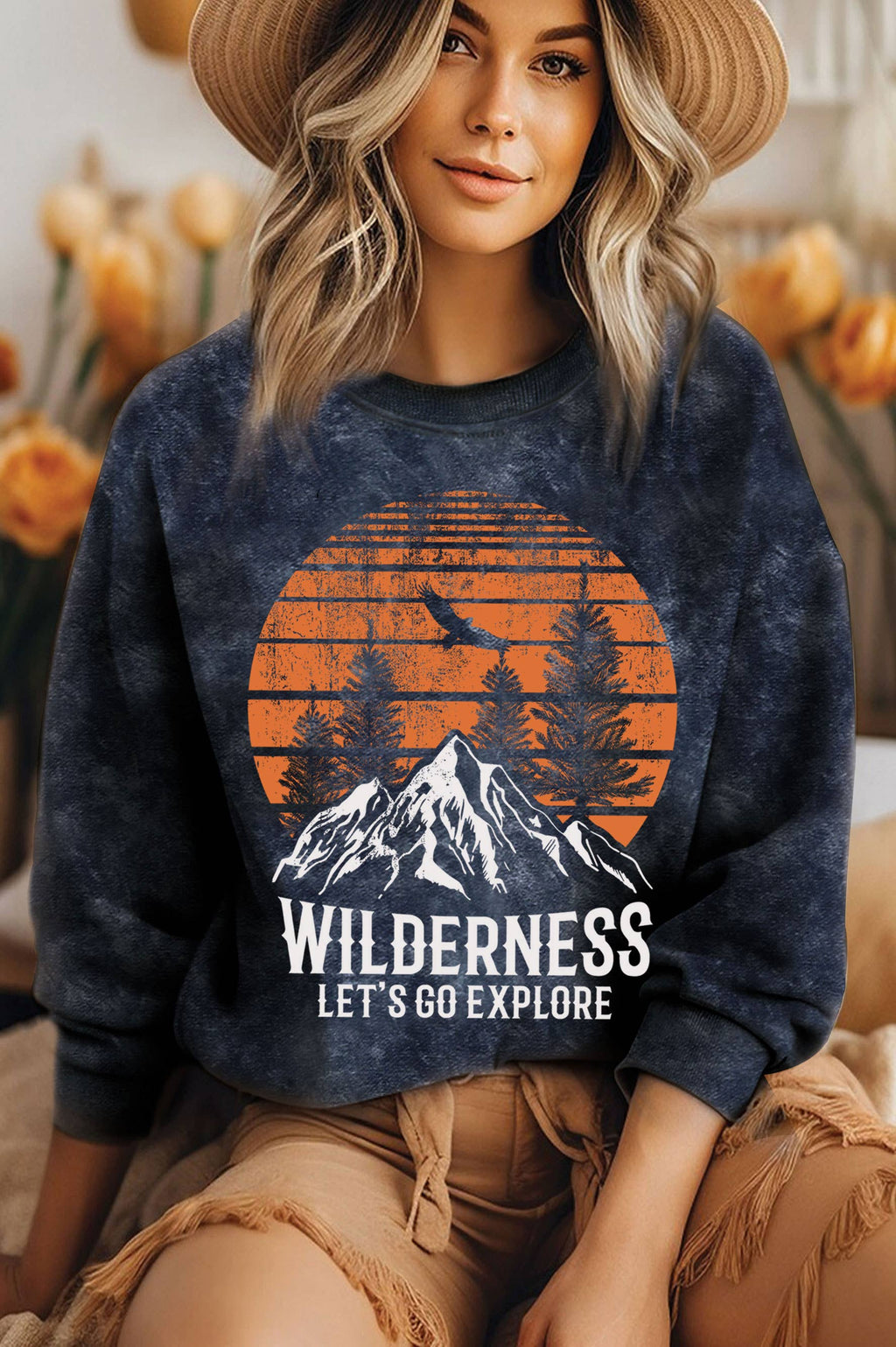 Wilderness Let'S Go Explore Mineral Graphic Brush - Adult & Kids T-Shirts, Sweatshirts & Hoodies apparel design preview 1