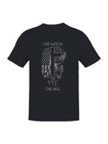 One Nation King Tribute Art Men's - Adult & Kids T-Shirts, Sweatshirts & Hoodies apparel design preview 1