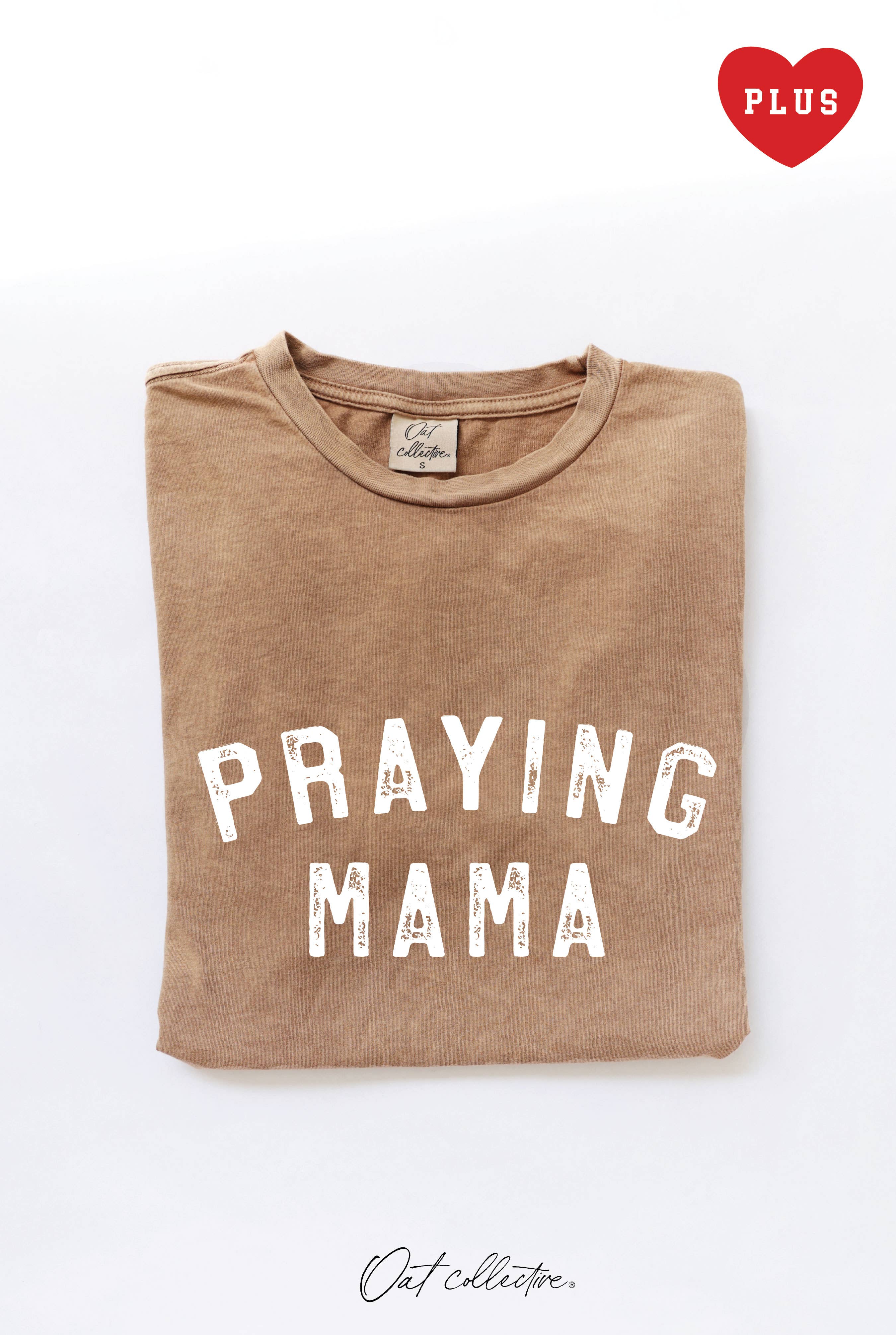 Praying Mama Plus Mineral Graphic Top - Adult & Kids T-Shirts, Sweatshirts & Hoodies apparel design preview 1