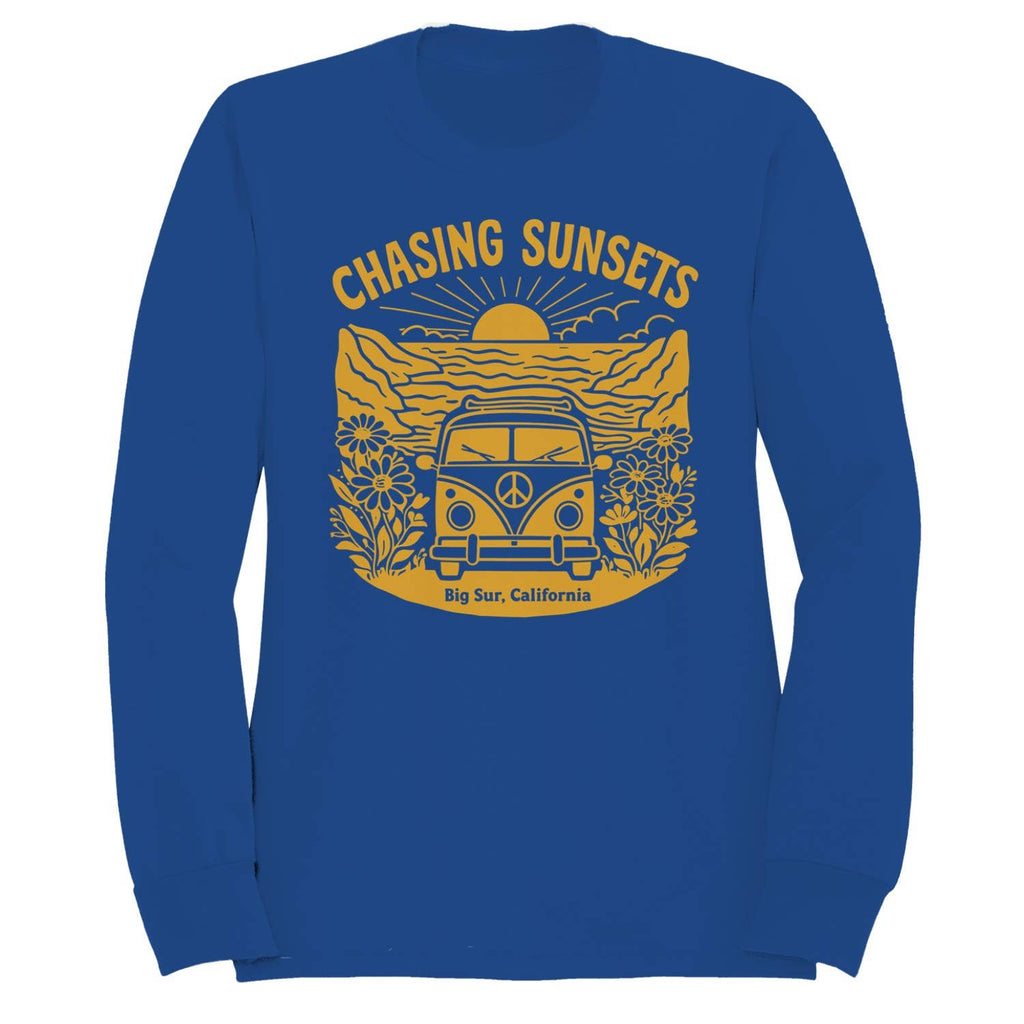 Chasing California Sunsets Women's - Adult & Kids T-Shirts, Sweatshirts & Hoodies apparel design preview 1