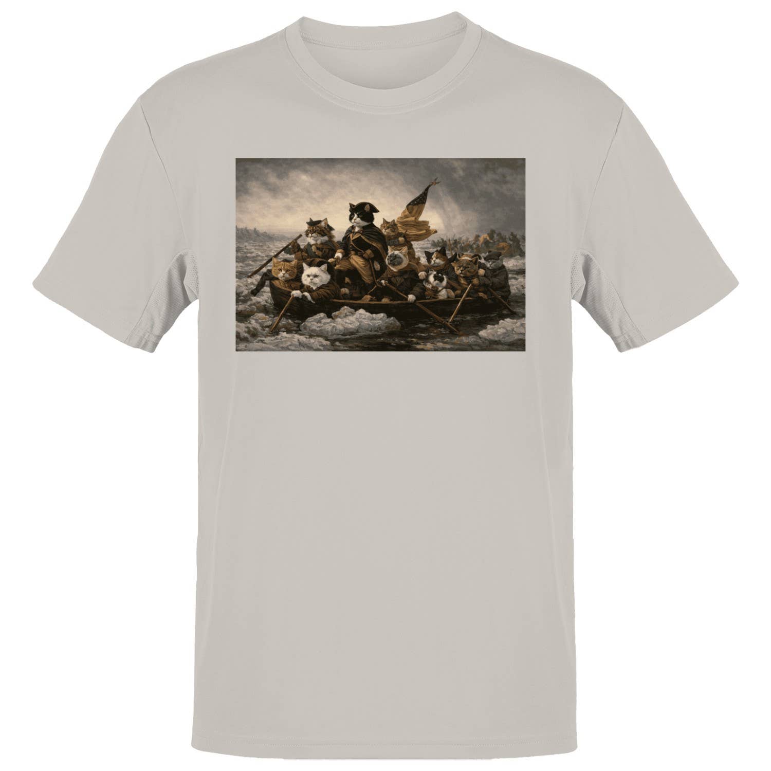 Revolutionary Cats Men's Ice Grey - Adult & Kids T-Shirts, Sweatshirts & Hoodies apparel design preview 1