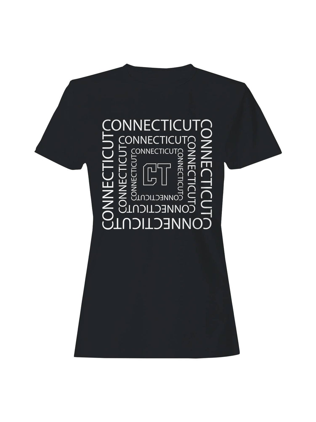 Connecticut Ct Spiral Design Women's - Adult & Kids T-Shirts, Sweatshirts & Hoodies apparel design preview 1