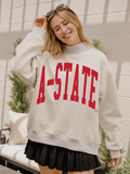 Arkansas State Tall Boy Gr Reversible Mock Neck - Adult & Kids T-Shirts, Sweatshirts & Hoodies apparel design preview 1