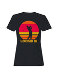 Locked in Golf Sunset Silhouette Women's - Adult & Kids T-Shirts, Sweatshirts & Hoodies apparel design preview 1