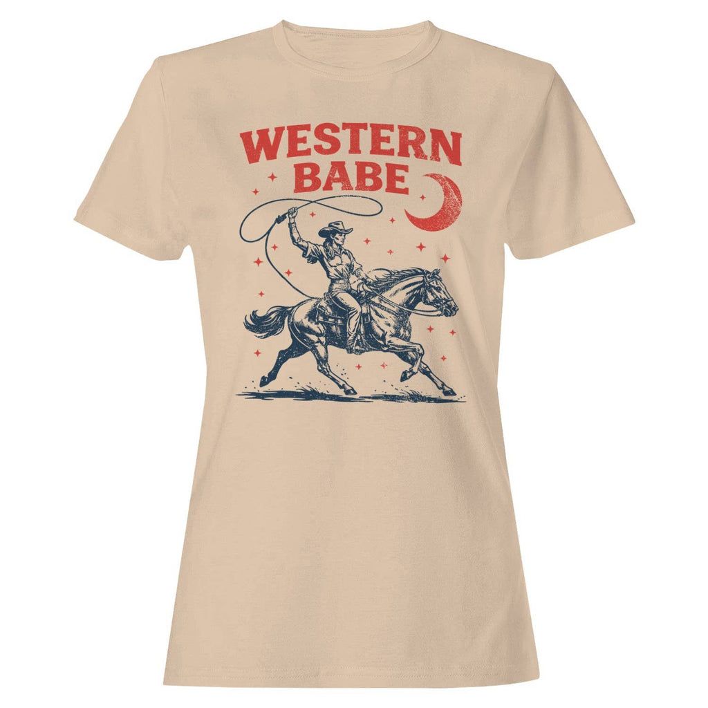 Western Babe Rodeo Women's Natural - Adult & Kids T-Shirts, Sweatshirts & Hoodies apparel design preview 1