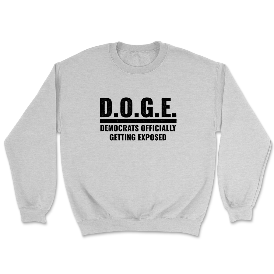 Doge Democrats Officially Getting Exposed Bold - Adult & Kids T-Shirts, Sweatshirts & Hoodies apparel design preview 1
