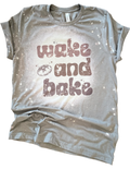 Wake and Bake Bleached - Adult & Kids T-Shirts, Sweatshirts & Hoodies apparel design preview 1