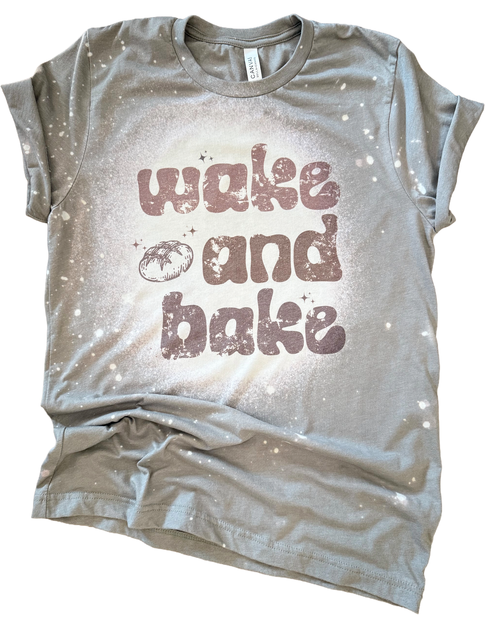 Wake and Bake Bleached - Adult & Kids T-Shirts, Sweatshirts & Hoodies apparel design preview 1