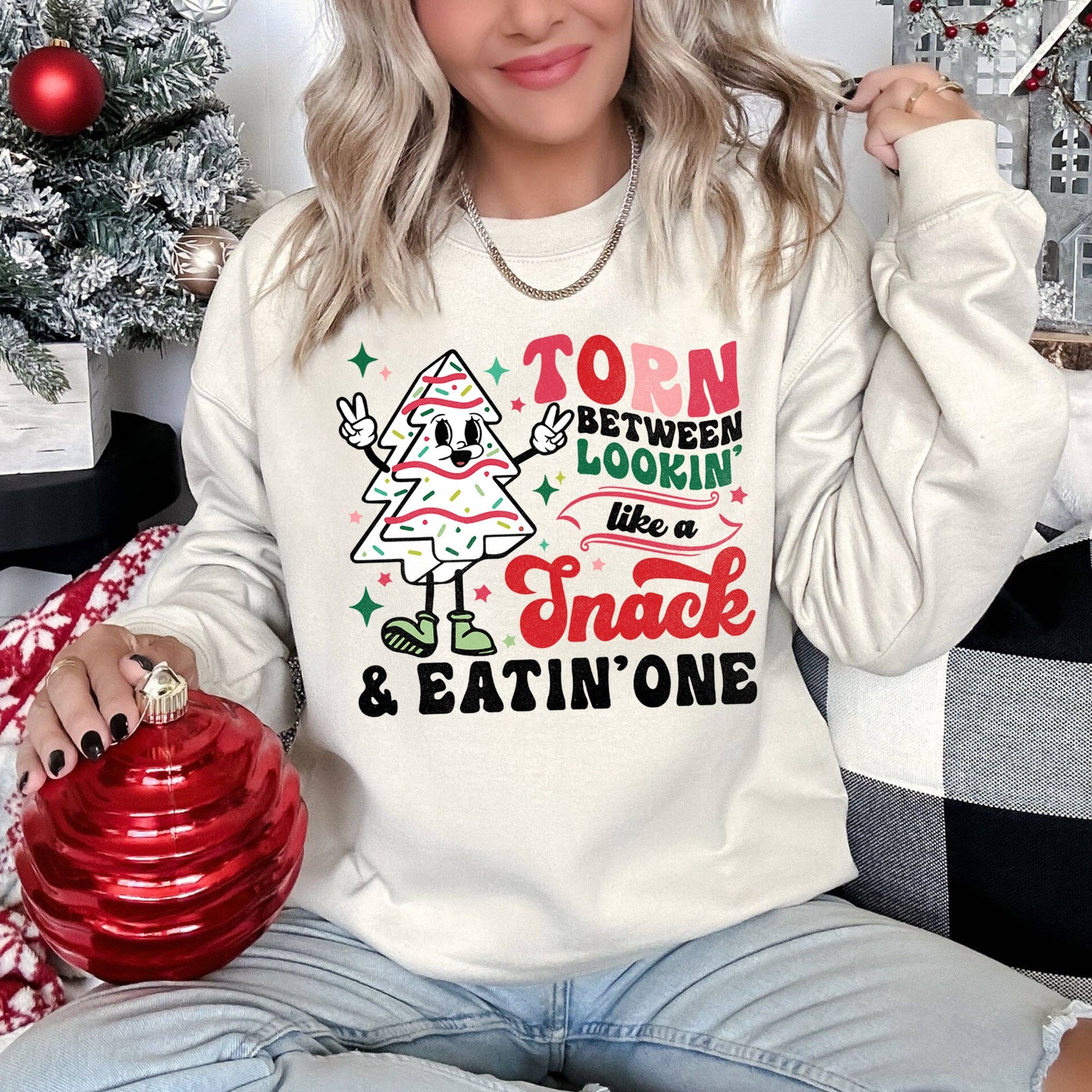 Looking Like A Snack, Christmas - Adult & Kids T-Shirts, Sweatshirts & Hoodies apparel design preview 1