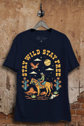 Stay Wild Free Graphic Top - Adult & Kids T-Shirts, Sweatshirts & Hoodies apparel design preview 1