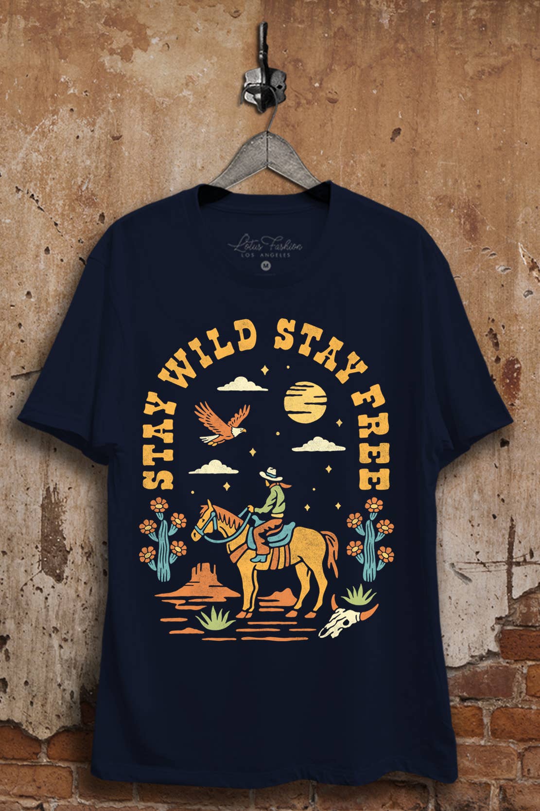 Stay Wild Free Graphic Top - Adult & Kids T-Shirts, Sweatshirts & Hoodies apparel design preview 1