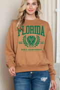Women Florida Graphic Print Sweater Top - Adult & Kids T-Shirts, Sweatshirts & Hoodies apparel design preview 1