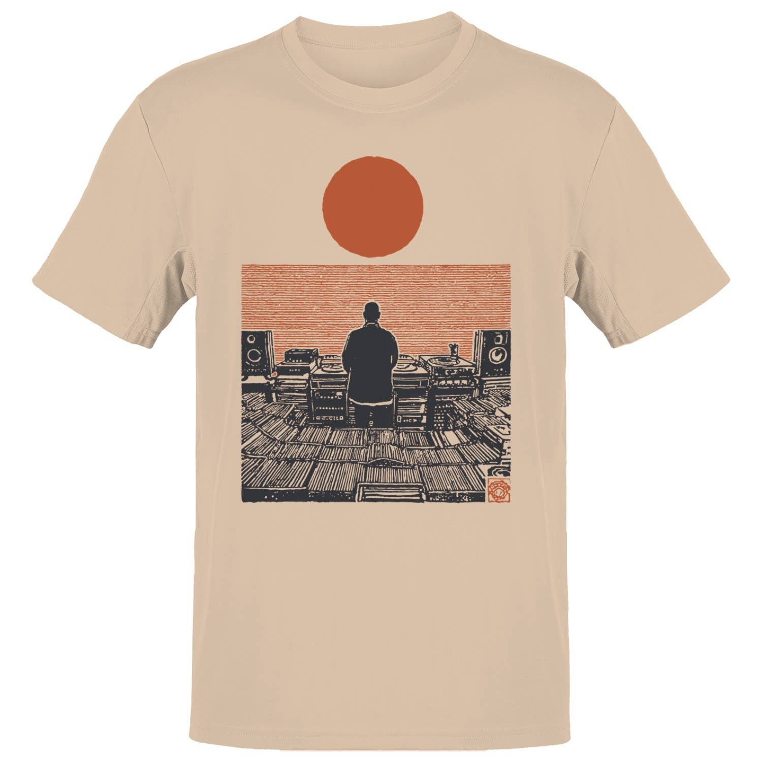 Dj Sunset Vibes Men's - Adult & Kids T-Shirts, Sweatshirts & Hoodies apparel design preview 1