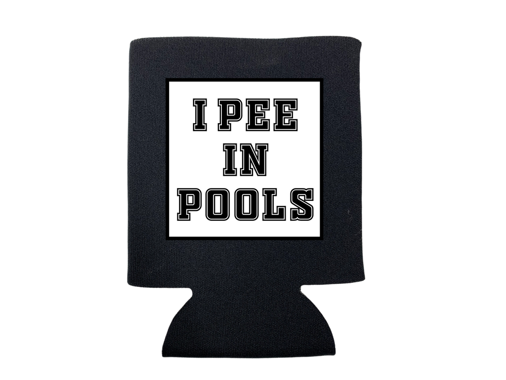 I Pee in Pools Koozie - Adult & Kids T-Shirts, Sweatshirts & Hoodies apparel design preview 1
