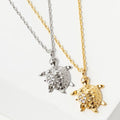 18K Gold White Dipped Sea Turtle Necklace - Adult & Kids T-Shirts, Sweatshirts & Hoodies apparel design preview 1