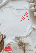 Ribbon Bow Puff Neckline Graphic - Adult & Kids T-Shirts, Sweatshirts & Hoodies apparel design preview 1
