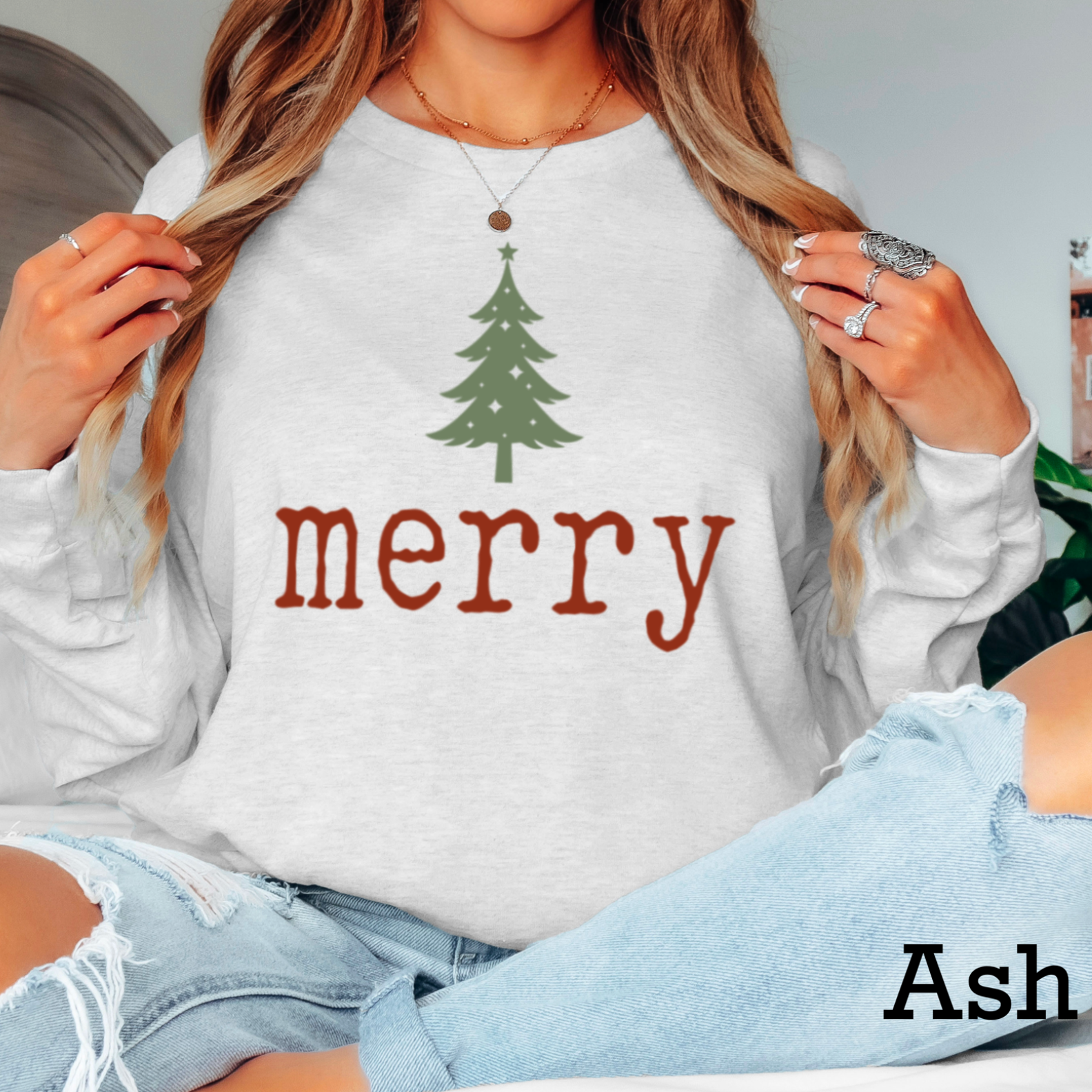 Merry Christmas 2025 Gildan - Adult & Kids T-Shirts, Sweatshirts & Hoodies apparel design preview 1