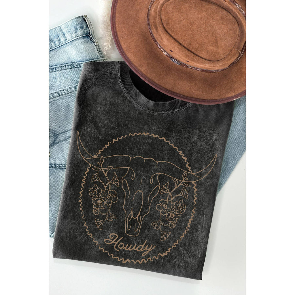 Howdy Mineral Washed - Adult & Kids T-Shirts, Sweatshirts & Hoodies apparel design preview 1
