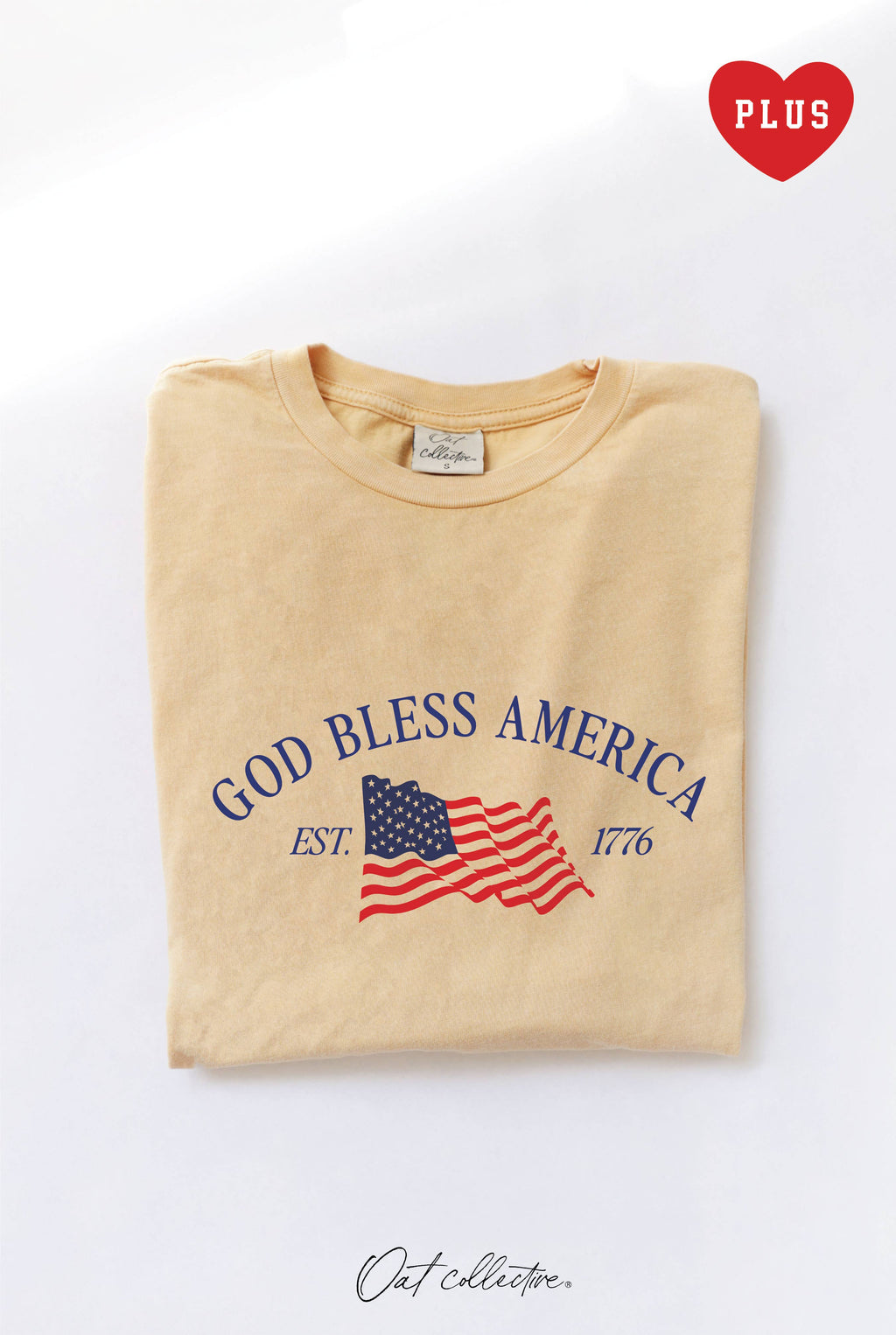 God Bless America Plus Mineral Graphic Top - Adult & Kids T-Shirts, Sweatshirts & Hoodies apparel design preview 1