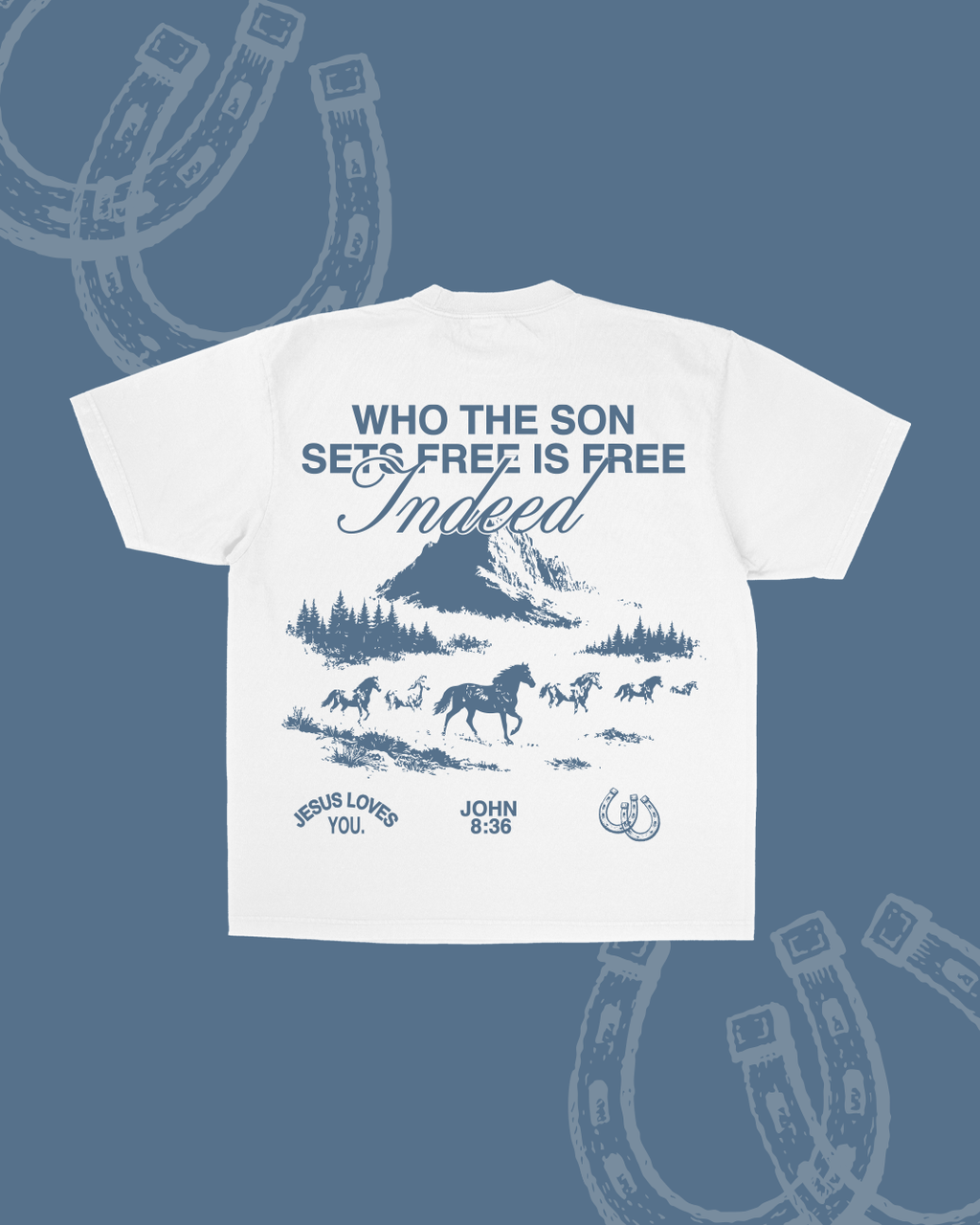 New "Free Indeed" - Adult & Kids T-Shirts, Sweatshirts & Hoodies apparel design preview 1