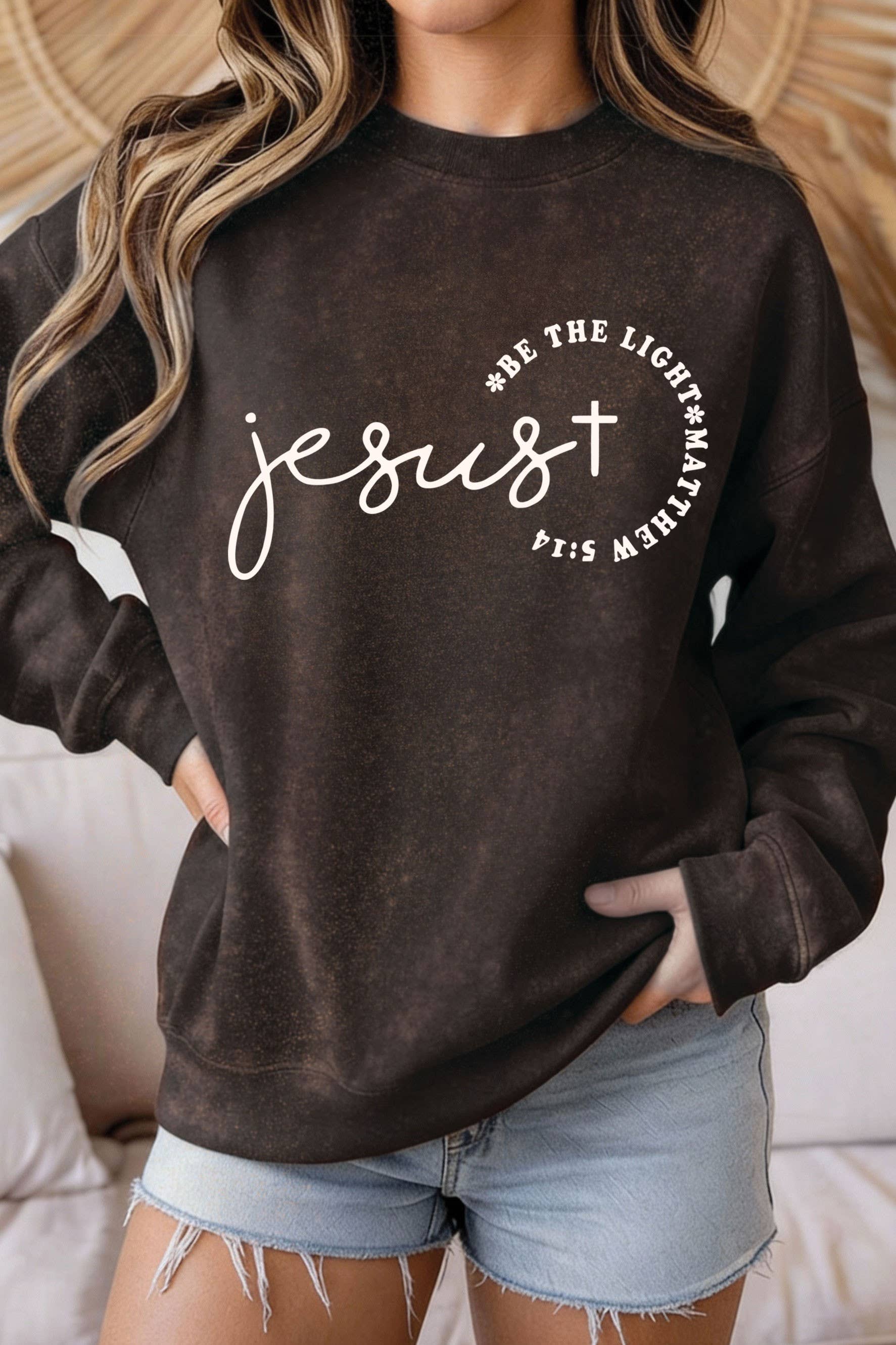 Jesus Be the Good Mineral Graphic Terry - Adult & Kids T-Shirts, Sweatshirts & Hoodies apparel design preview 1