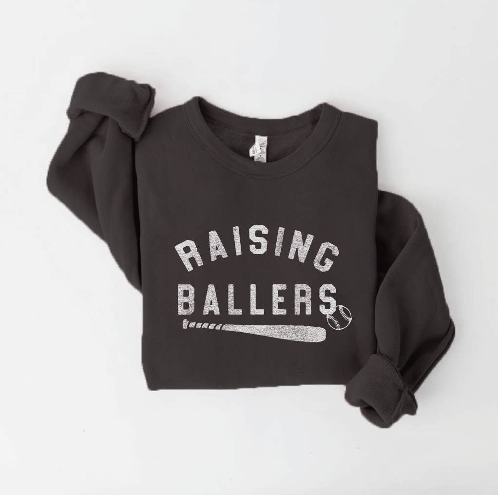 Raising Ballers - Adult & Kids T-Shirts, Sweatshirts & Hoodies apparel design preview 1
