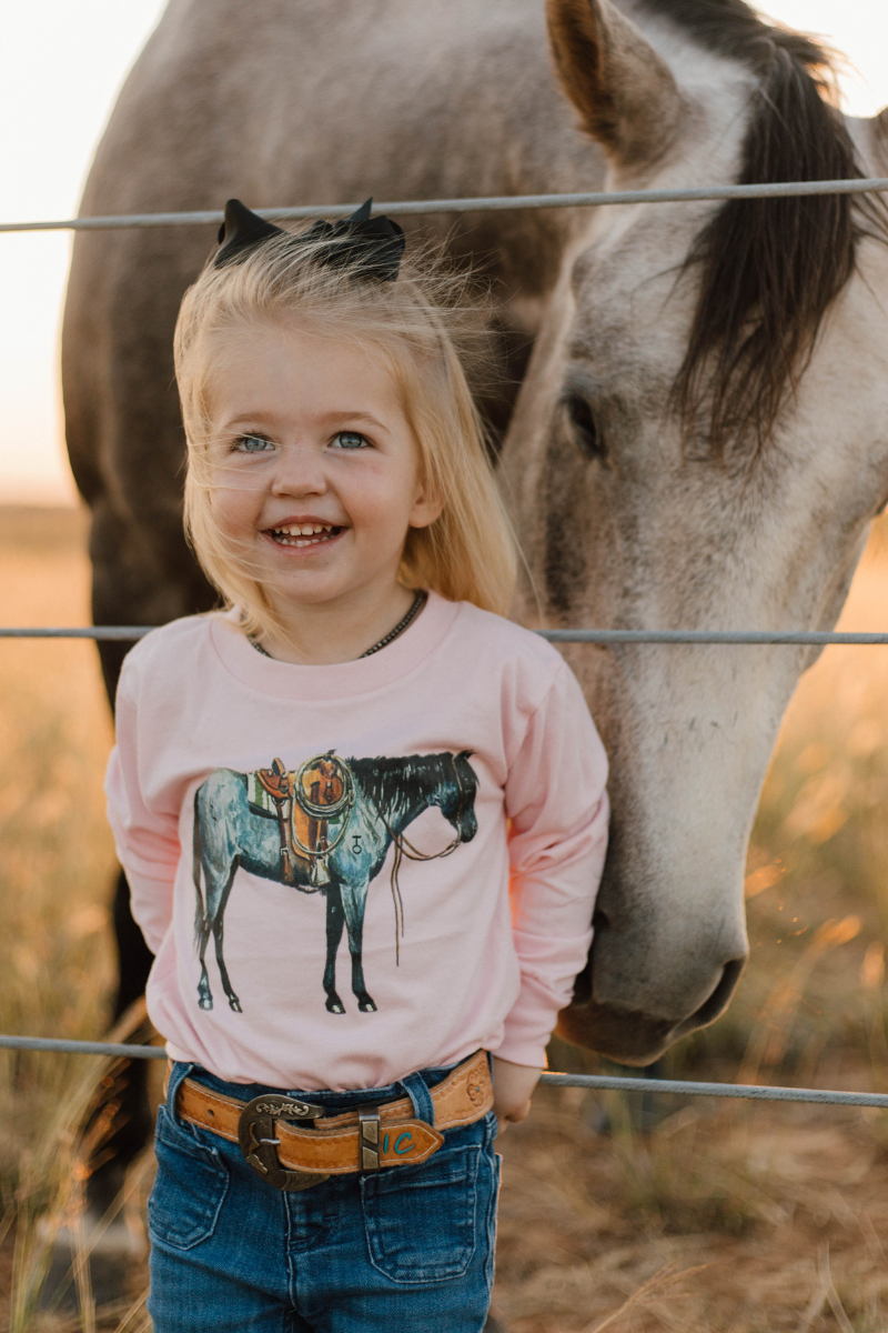 Mini Blu Roan Belle - Adult & Kids T-Shirts, Sweatshirts & Hoodies apparel design preview 1