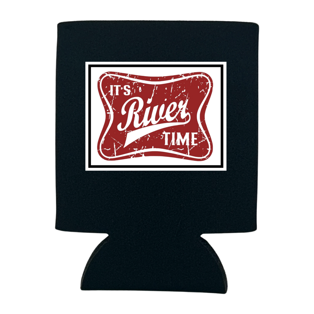 River Time Can Cooler - Adult & Kids T-Shirts, Sweatshirts & Hoodies apparel design preview 1