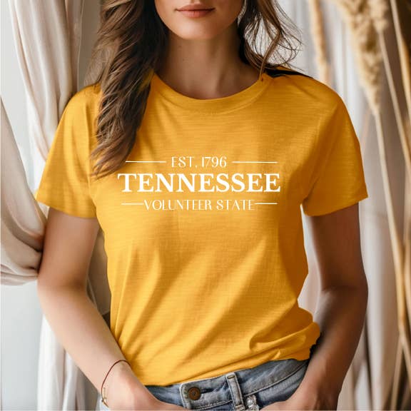Tennessee Volunteer State Heather - Adult & Kids T-Shirts, Sweatshirts & Hoodies apparel design preview 1