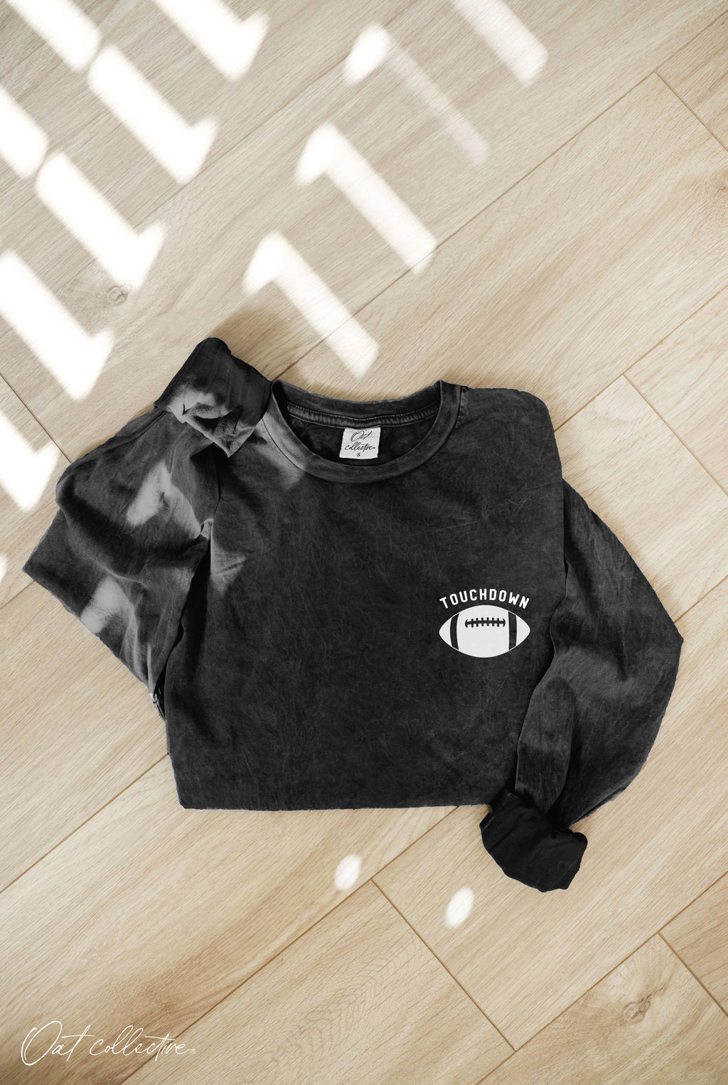 Touchdown Football Mineral Washed Graphic - Adult & Kids T-Shirts, Sweatshirts & Hoodies apparel design preview 1