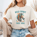 Wild Spirit Free Soul Painted Pony Graphic - Adult & Kids T-Shirts, Sweatshirts & Hoodies apparel design preview 1