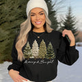Faux Yarn Merry Bright Trees - Adult & Kids T-Shirts, Sweatshirts & Hoodies apparel design preview 1