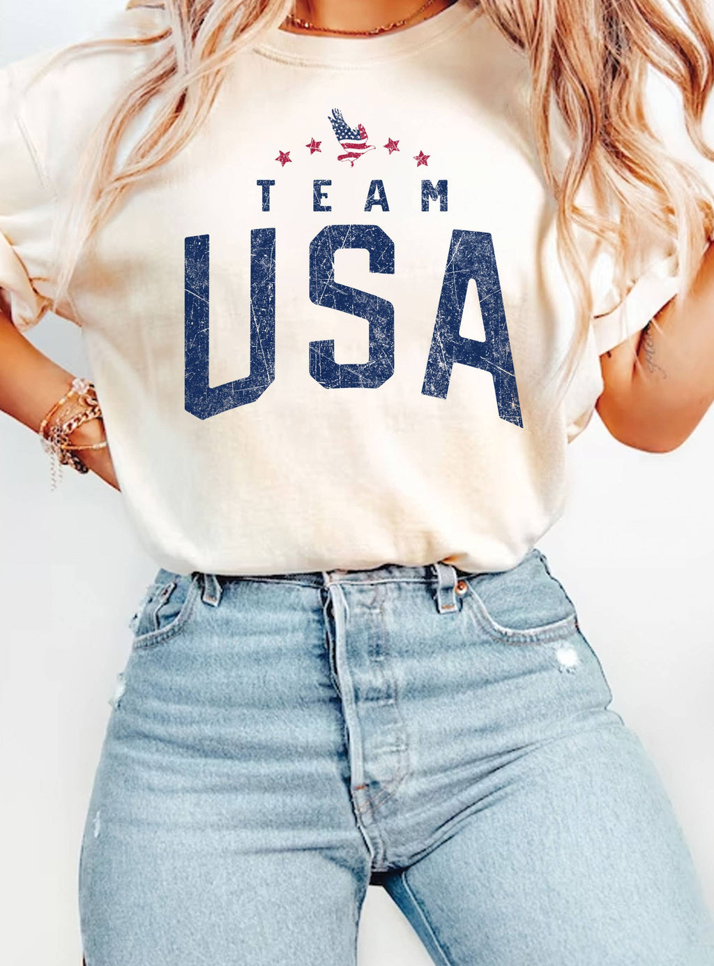 Team USA Eagle Graphic - Adult & Kids T-Shirts, Sweatshirts & Hoodies apparel design preview 1