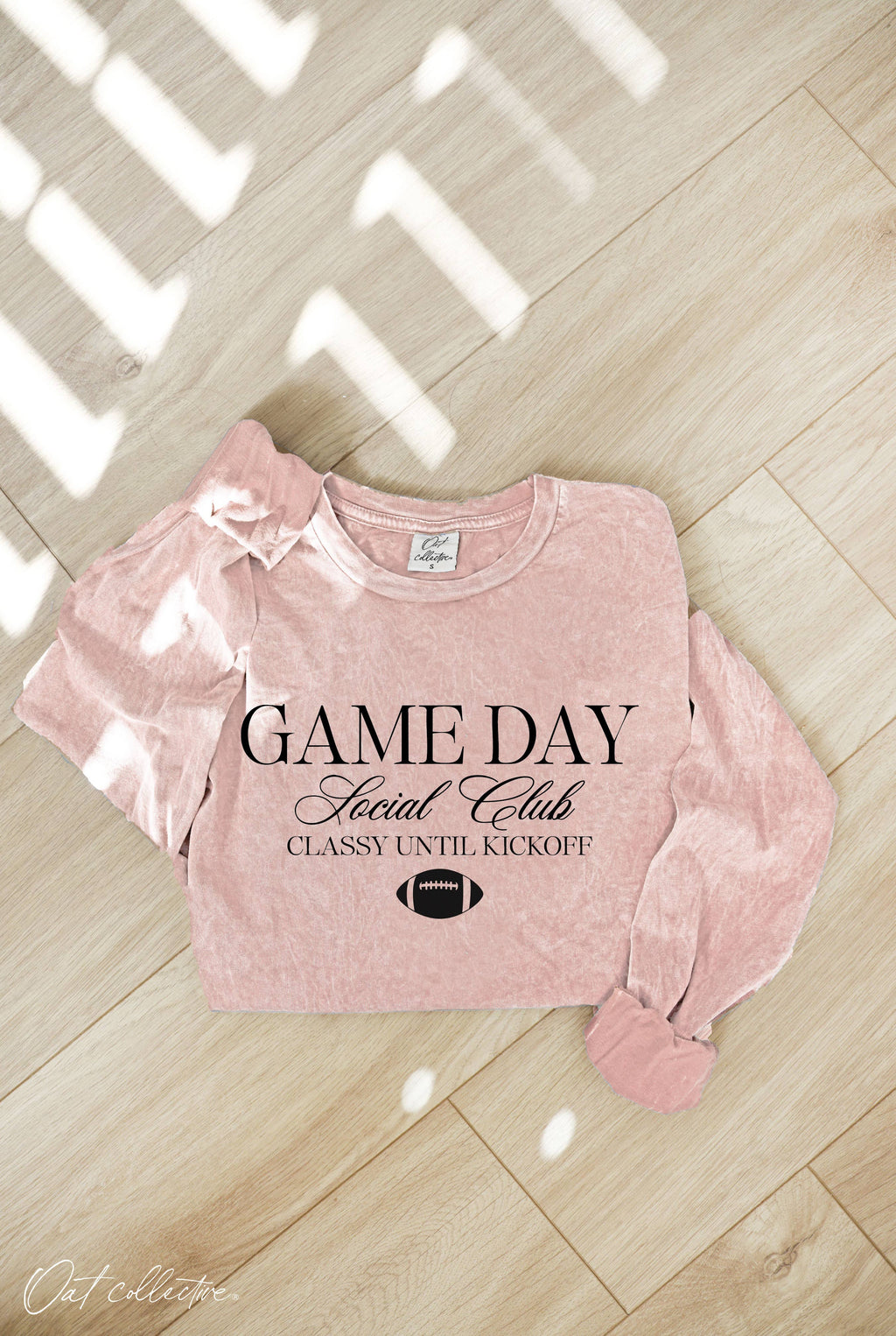 Game Day Social Club Mineral Washed Graphic Top - Adult & Kids T-Shirts, Sweatshirts & Hoodies apparel design preview 1