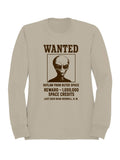 Wanted Alien: Outlaw from Space Men's - Adult & Kids T-Shirts, Sweatshirts & Hoodies apparel design preview 1