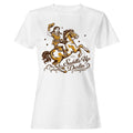 Saddle Up Cowgirl Western Women's White - Adult & Kids T-Shirts, Sweatshirts & Hoodies apparel design preview 1