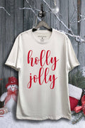 Holly Jolly Graphic Top - Adult & Kids T-Shirts, Sweatshirts & Hoodies apparel design preview 1