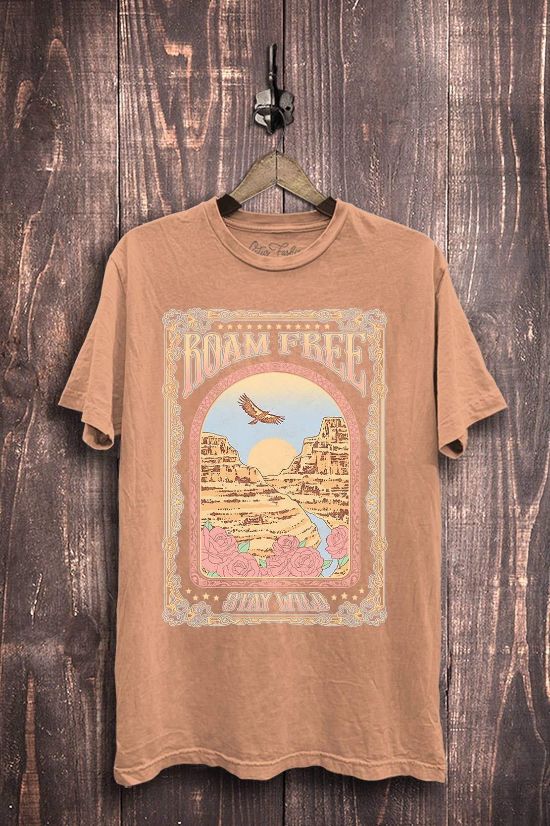 Roam Free Stay Wild Graphic Top - Adult & Kids T-Shirts, Sweatshirts & Hoodies apparel design preview 1
